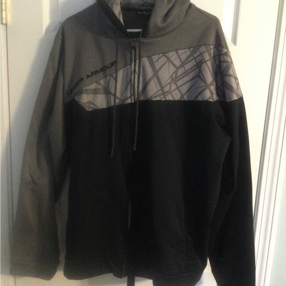 Under Armour Black and Gray Hoodie